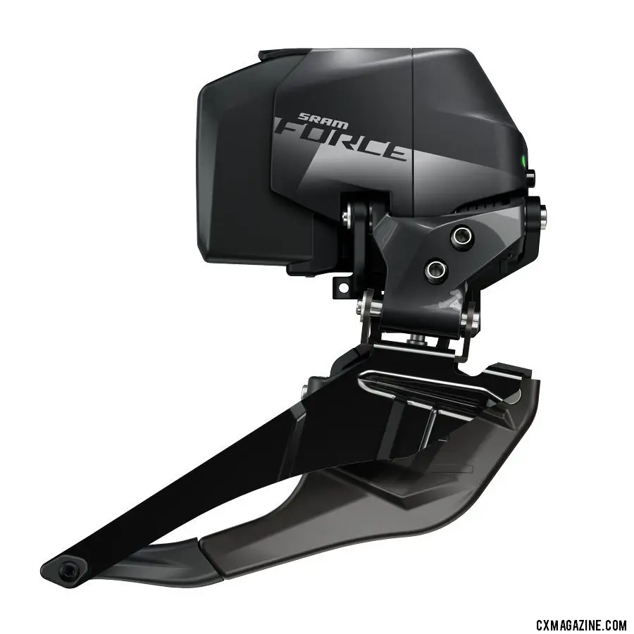 SRAM's Force AXS eTap drivetrain adds lower and wider gearing options with a new crankset and cassette, both which require new derailleurs. photo: SRAM
