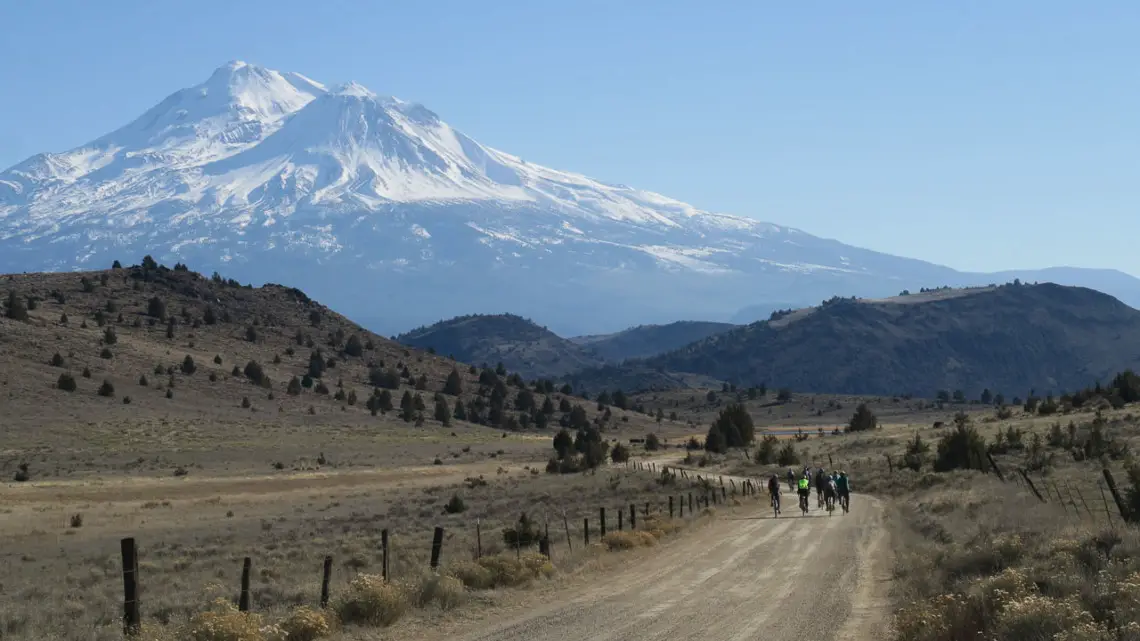 Varied weather, conditions and terrain challenged 2020 Shasta Gravel Hugger racers, but the views were consistently inspiring. © Derek Boland