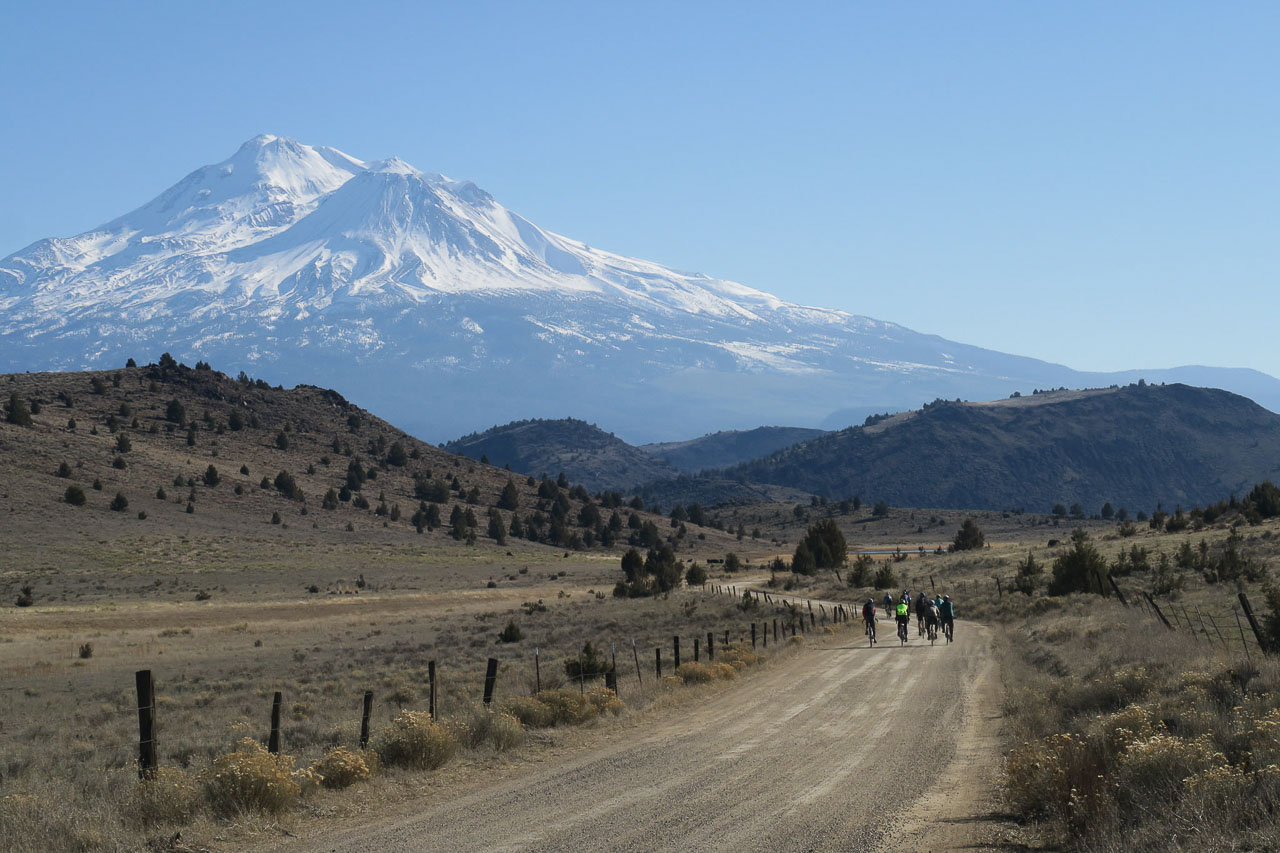 Varied weather, conditions and terrain challenged 2020 Shasta Gravel Hugger racers, but the views were consistently inspiring. © Derek Boland