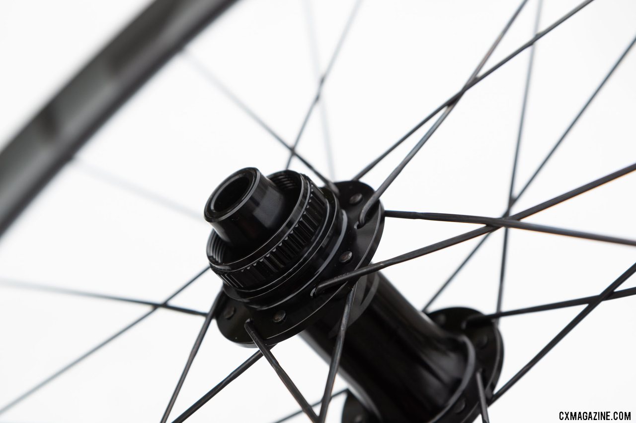 The new Zipp 303 S carbon disc brake tubeless wheel with bladed CX-Sprint spokes. © Cyclocross Magazine