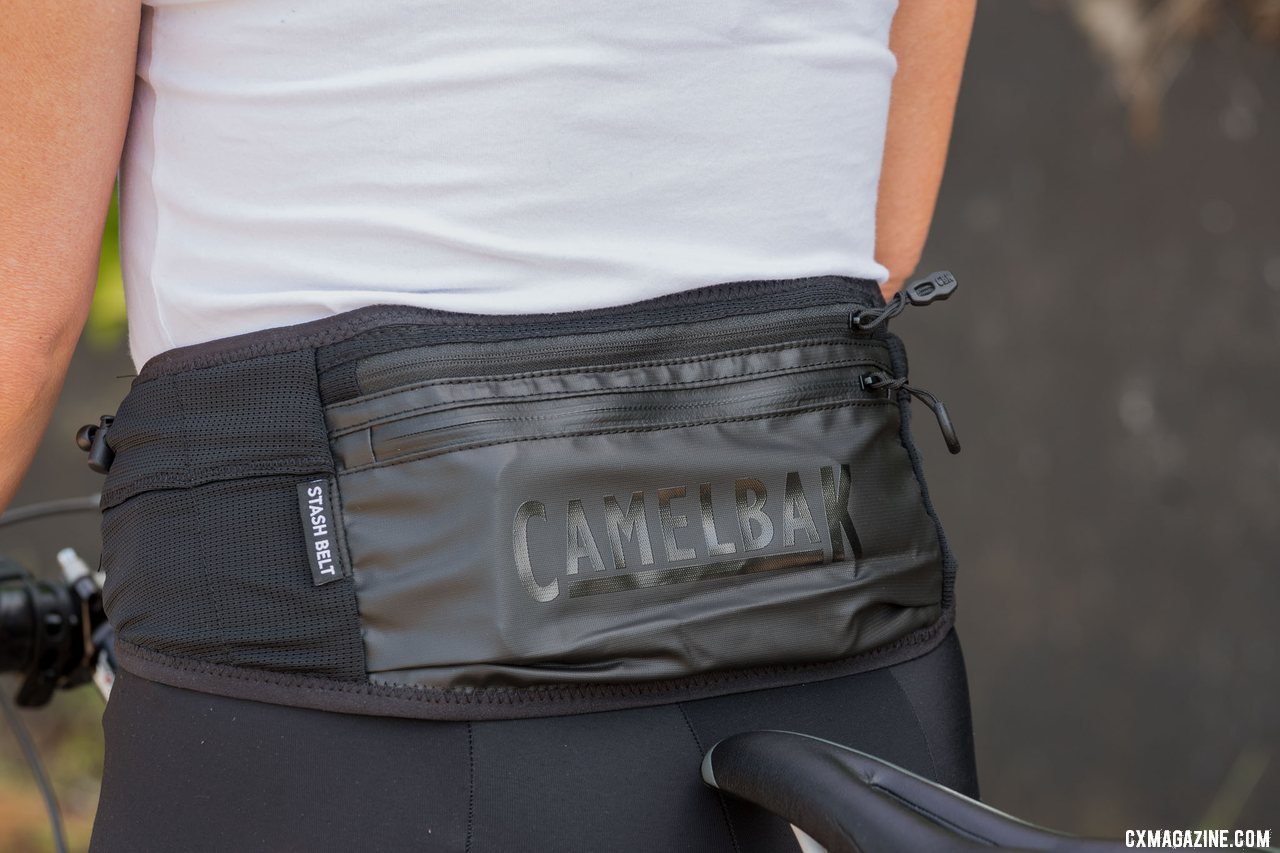Camelbak Stash Belt is thin and adds storage pockets for essentials. © Cyclocross Magazine