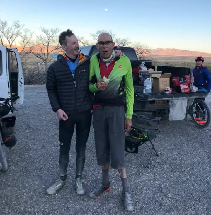 Robert Kennedy and John Hernandez, promoters of the Salty Lizard 100 and Stupid Pony gravel events. photo: courtesy