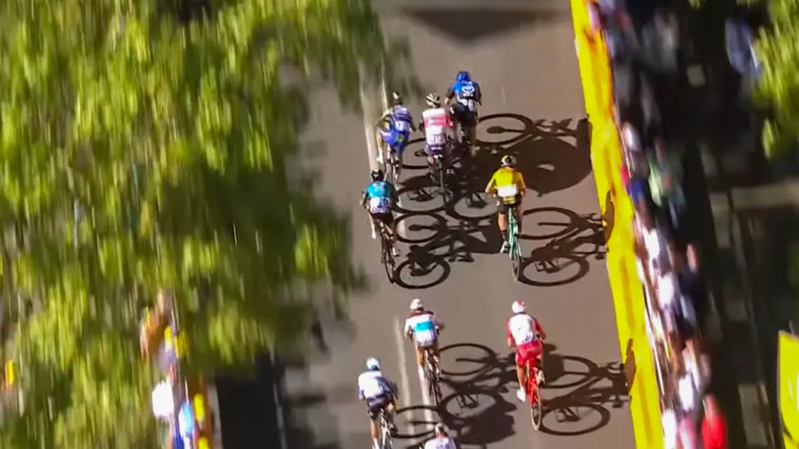 Wout van Aert wins Stage 7 of the 2020 Tour de France.