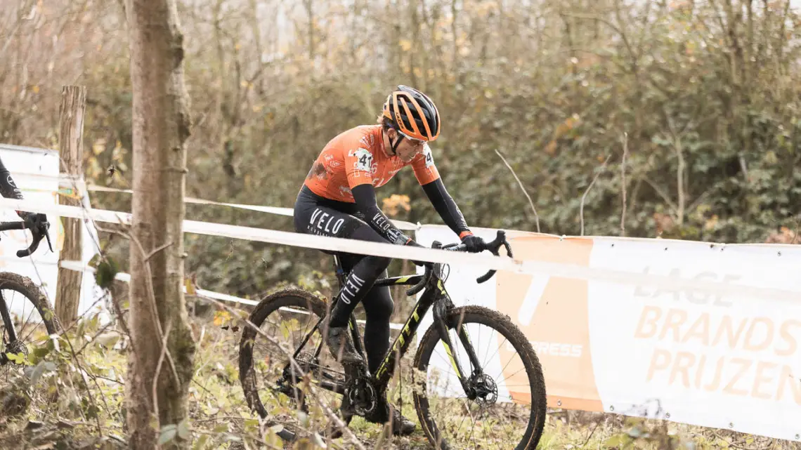 Corey Coogan Cisek tears it up at Superprestige Gavere. © fellusch.com