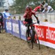 Denise Betsema at the front at 2020 Superprestige Boom. © Cyclocross Magazine