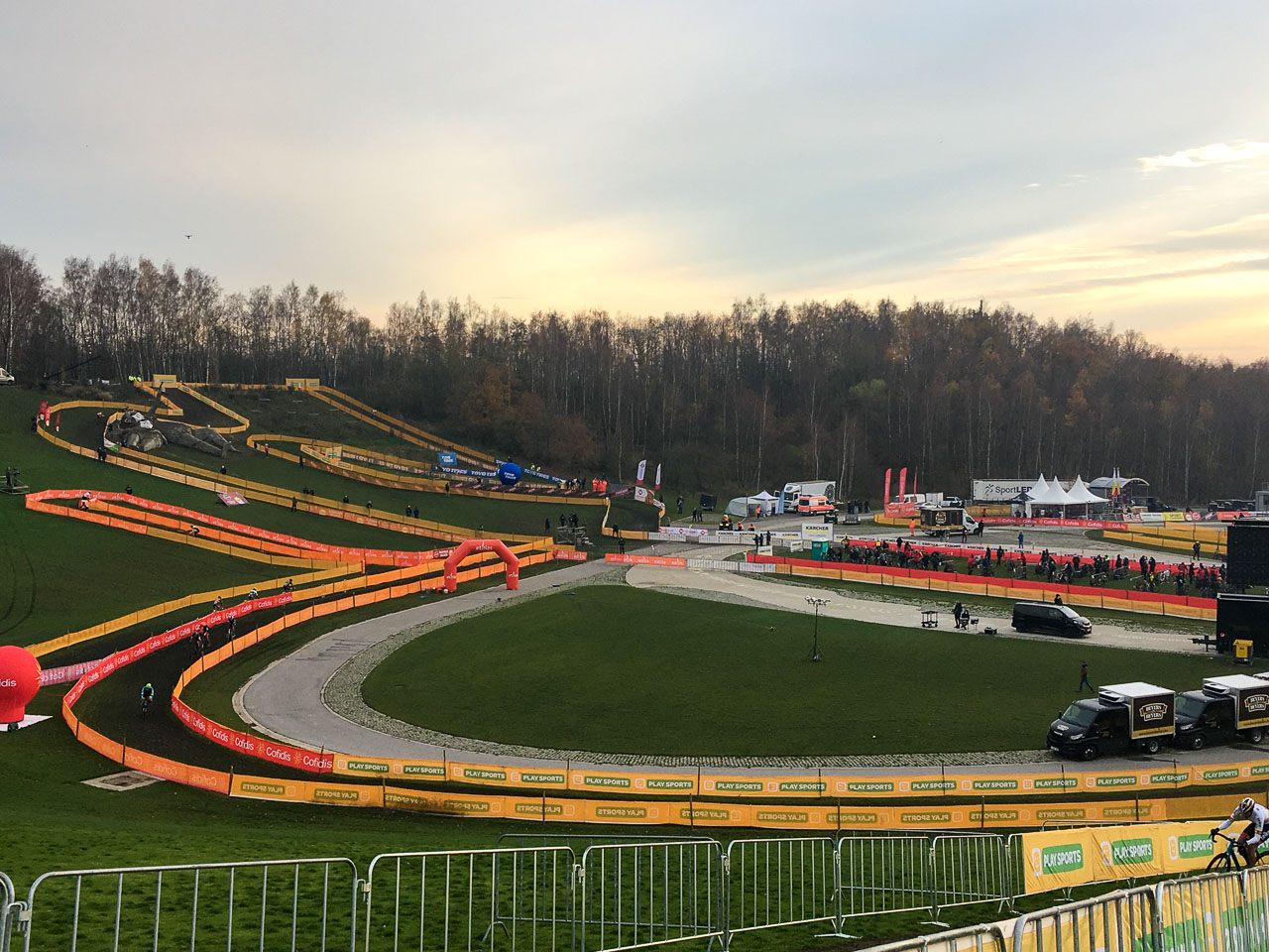 The best view at the 2020 Superprestige Boom venue. photo: courtesy