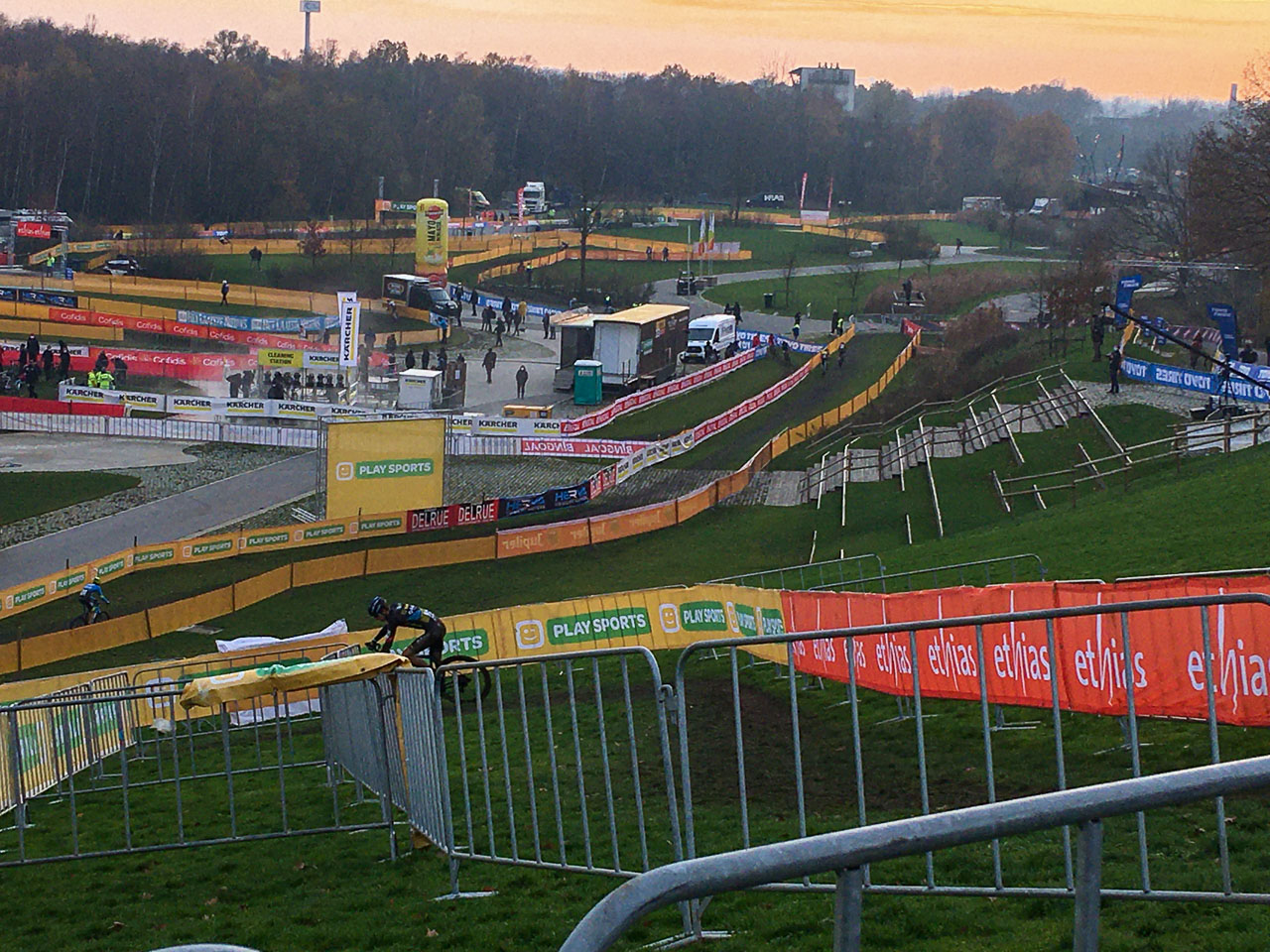 The best view at the 2020 Superprestige Boom venue. photo: courtesy