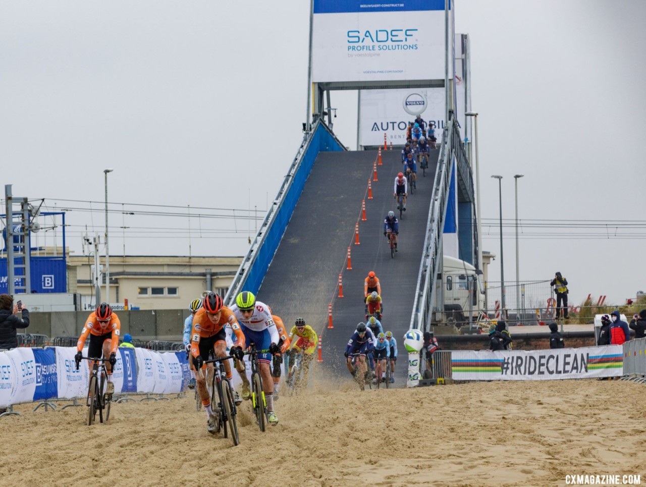 U23 Men, 2021 Cyclocross World Championships, Ostend, Belgium. © Alain Vandepontseele / Cyclocross Magazine