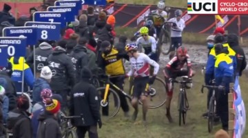 Wout van Aert's pit bike goes missing: 2020 Cyclocross World Cup Hulst