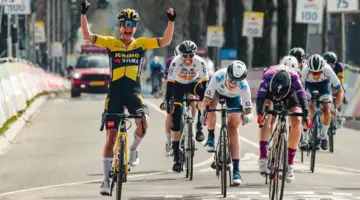 Marianne Vos takes her first Amstel Gold victory.