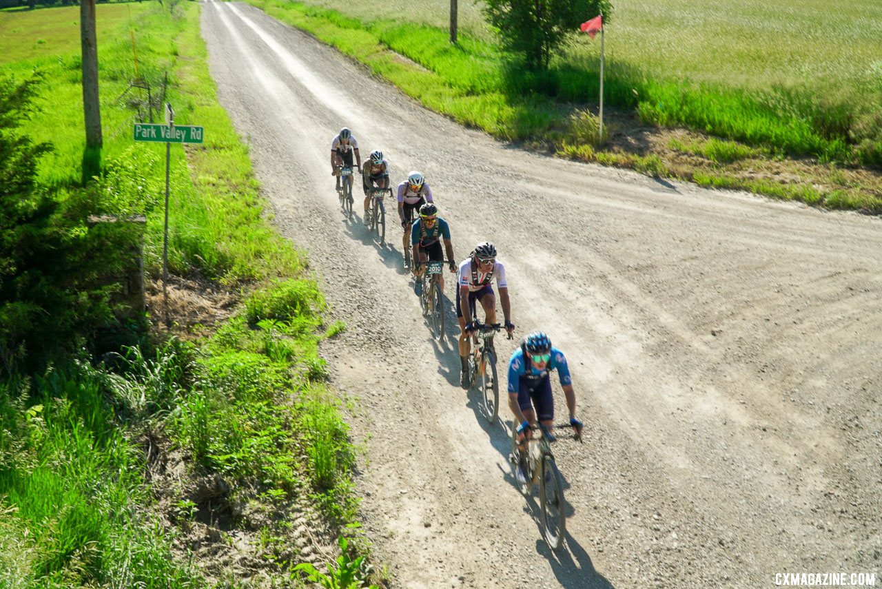 Hot, dry conditions greeted racers for the 2021 Unbound Gravel 200. photo: Life Time
