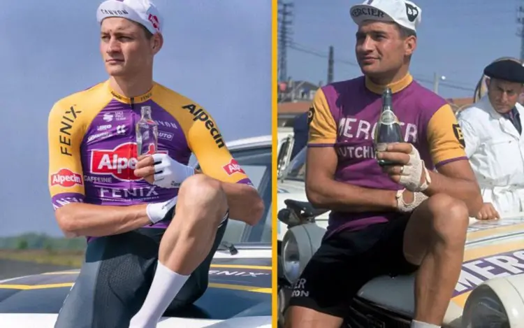 Mathieu van der Poel paid tribute to grandfather Raymond Poulidor