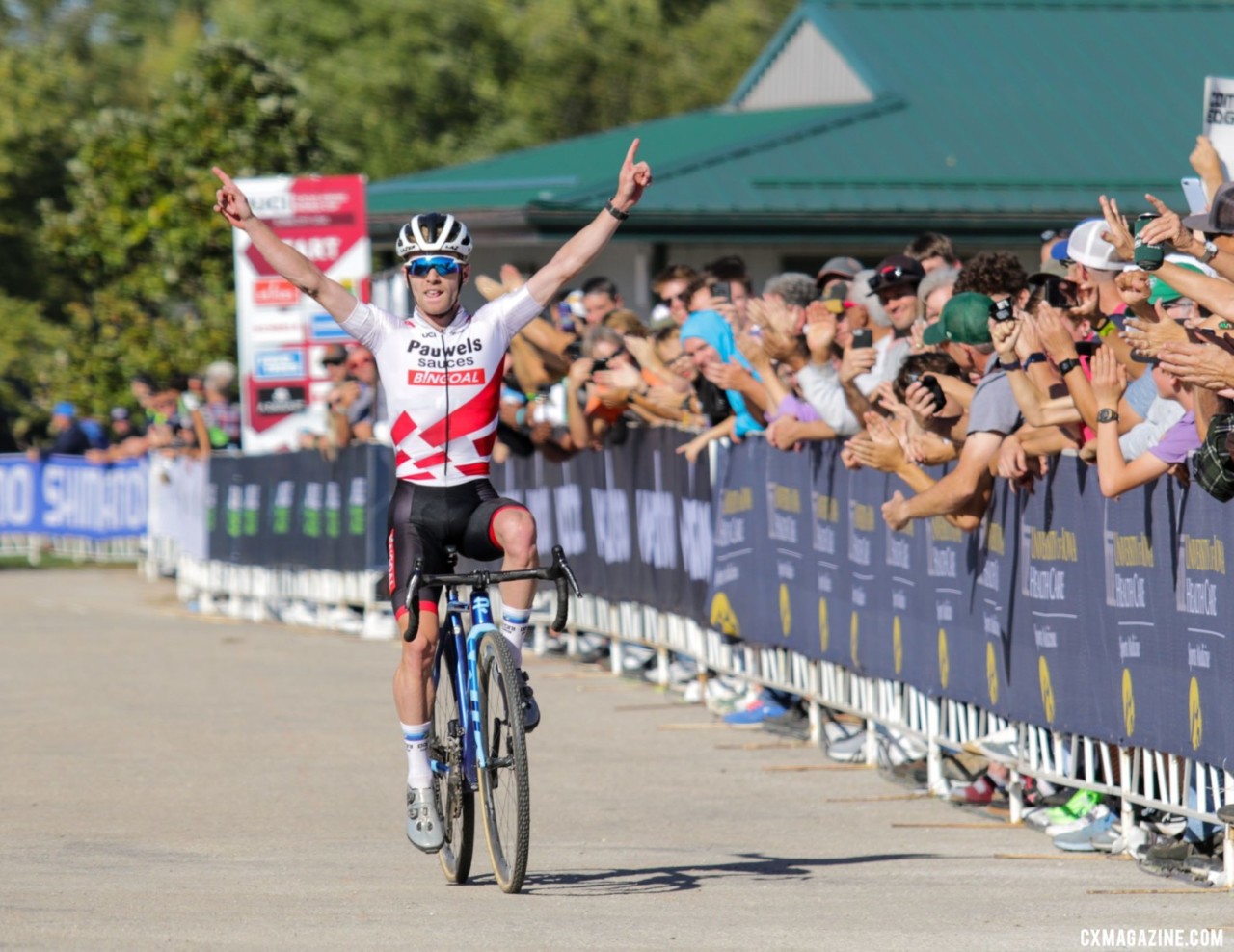 2021 UCI Iowa City Cyclocross World Cup, Elite Men. © D. Mable / Cyclocross Magazine