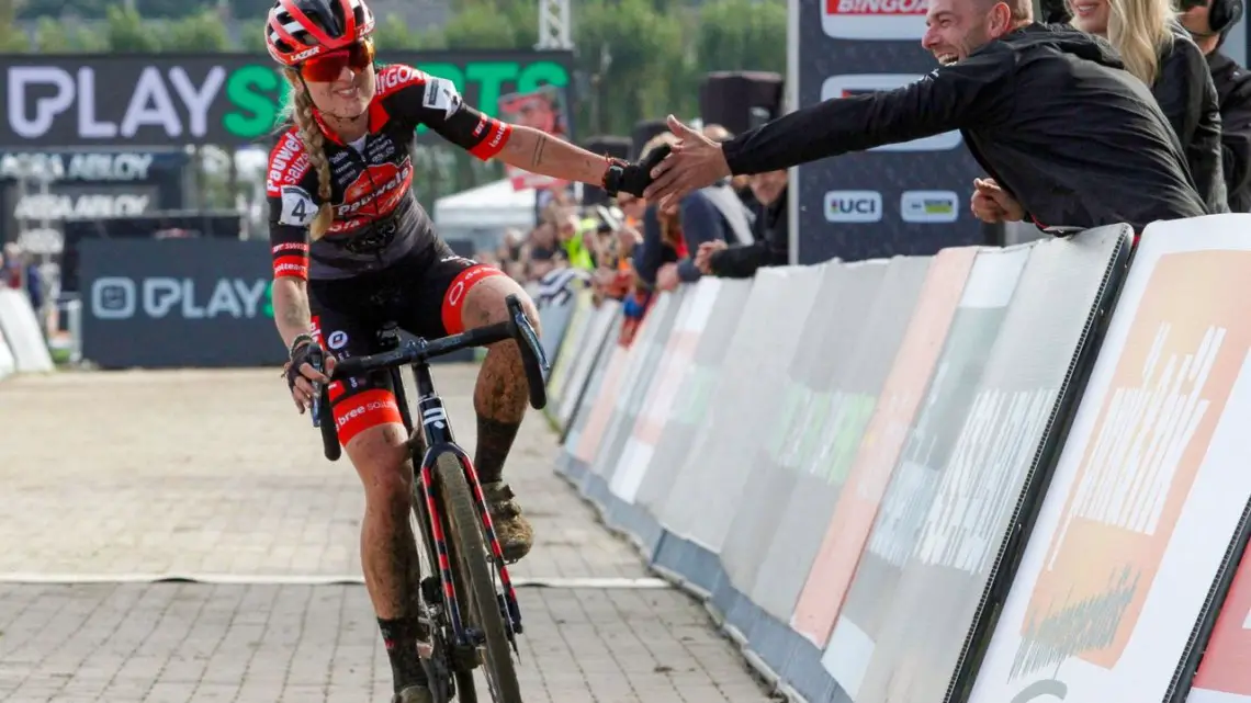 Denise Betsema. 2021 Superprestige Ruddervoorde, Elite Women. © B. Hazen / Cyclocross Magazine