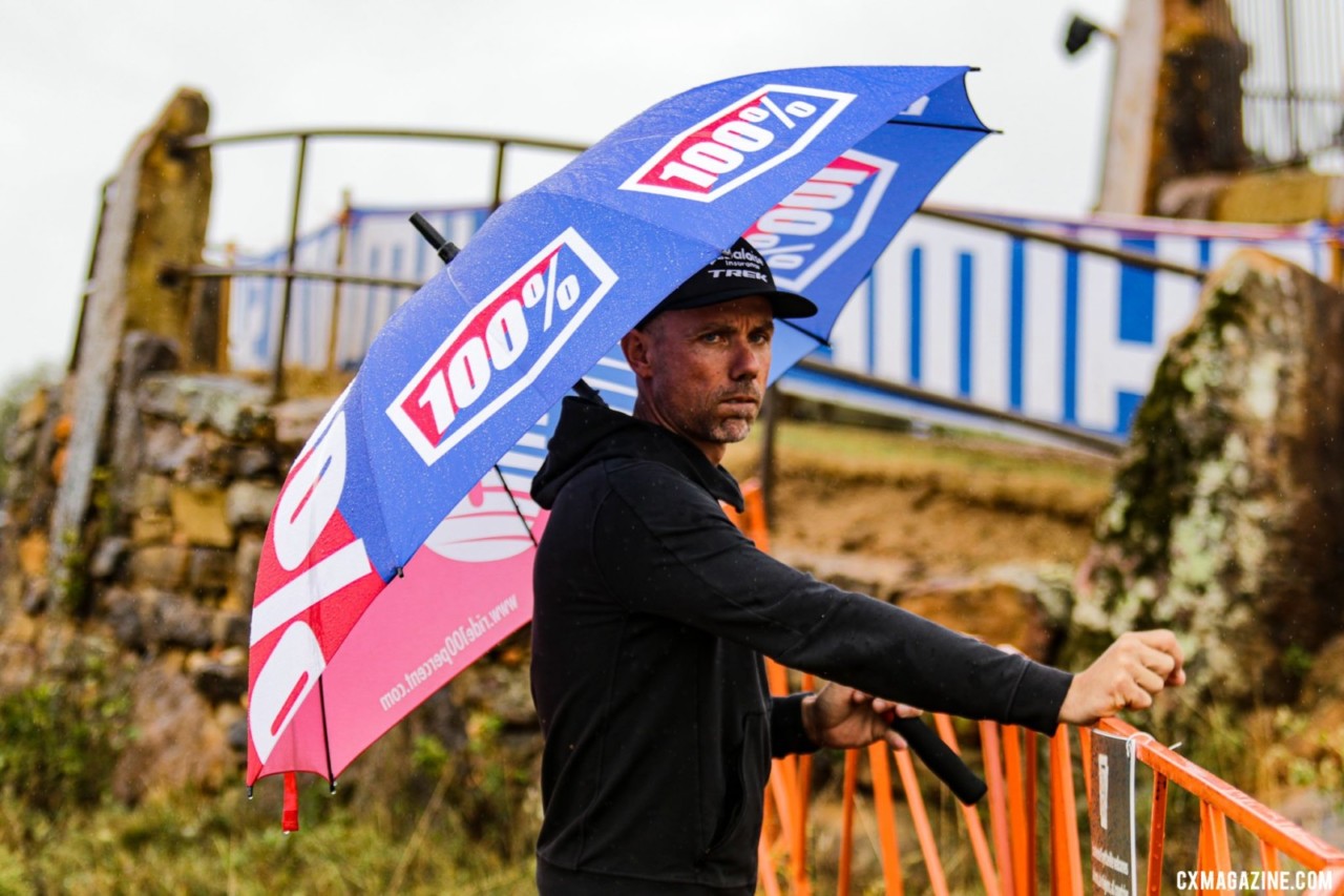 While Nys had plenty to smile about in the women's race, he couldn't have been excited about his Baloise-Trek men's results in the two World Cup stops. 2021 UCI Cyclocross World Cup Fayetteville, Elite Men. © D. Mable / Cyclocross Magazine