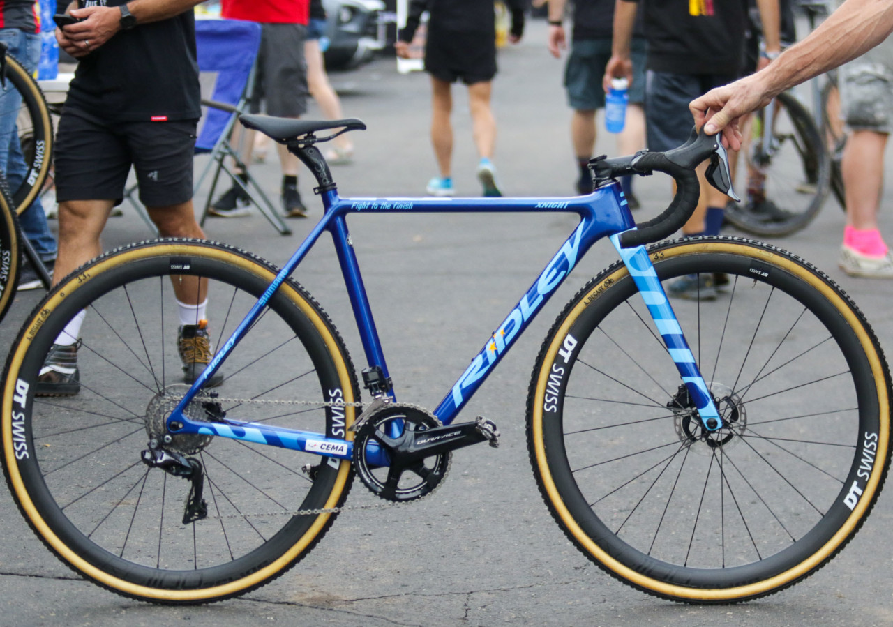 Eli Iserbyt's World Cup Waterloo-winning Ridley X-Night cyclocross bike. © D. Mable / Cyclocross Magazine