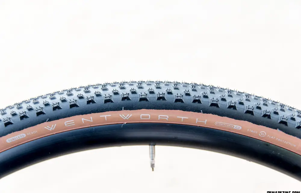 The Wentworth is the second most agressive tread of 5 gravel choices from American Classic. © C. Lee/ Cyclocross Magazine