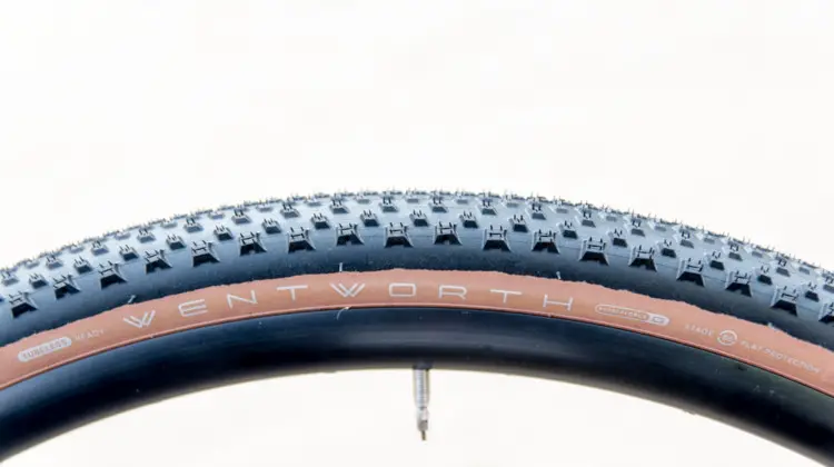 The Wentworth is the second most agressive tread of 5 gravel choices from American Classic. © C. Lee/ Cyclocross Magazine