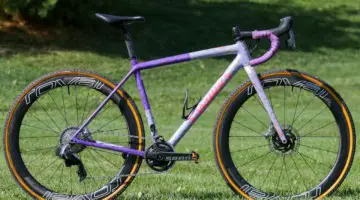 Maghalie Rochette's new 2022 Specialized CruX cyclocross / gravel bike. © D. Mable / Cyclocross Magazine