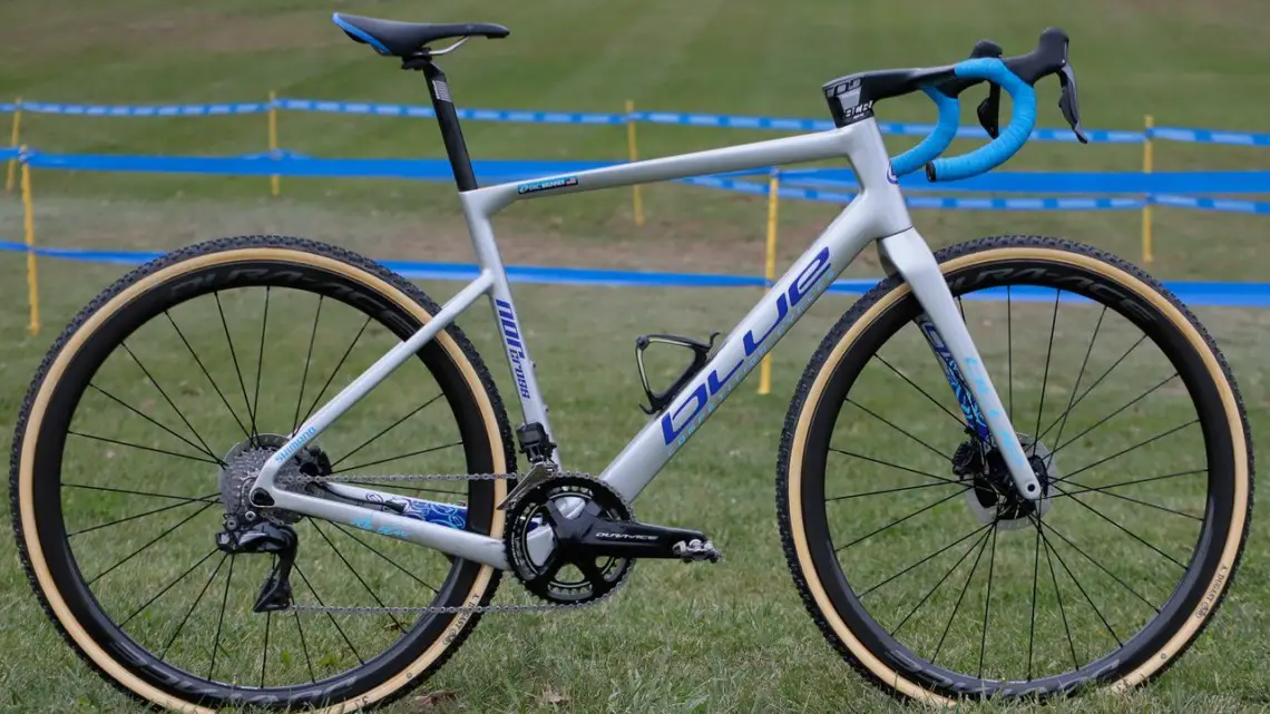 Eric Brunner's Kings CX-winning Blue Competition Cycles Norcross cyclocross bike. © B. Grant / Cyclocross Magazine