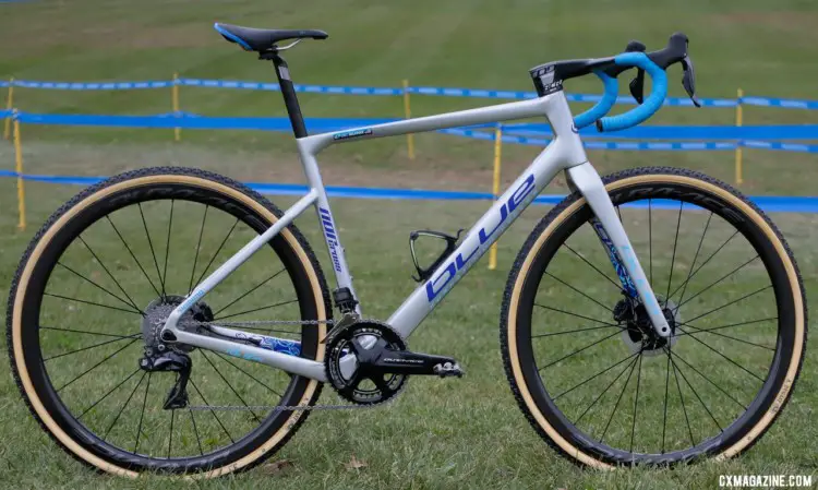 Eric Brunner's Kings CX-winning Blue Competition Cycles Norcross cyclocross bike. © B. Grant / Cyclocross Magazine