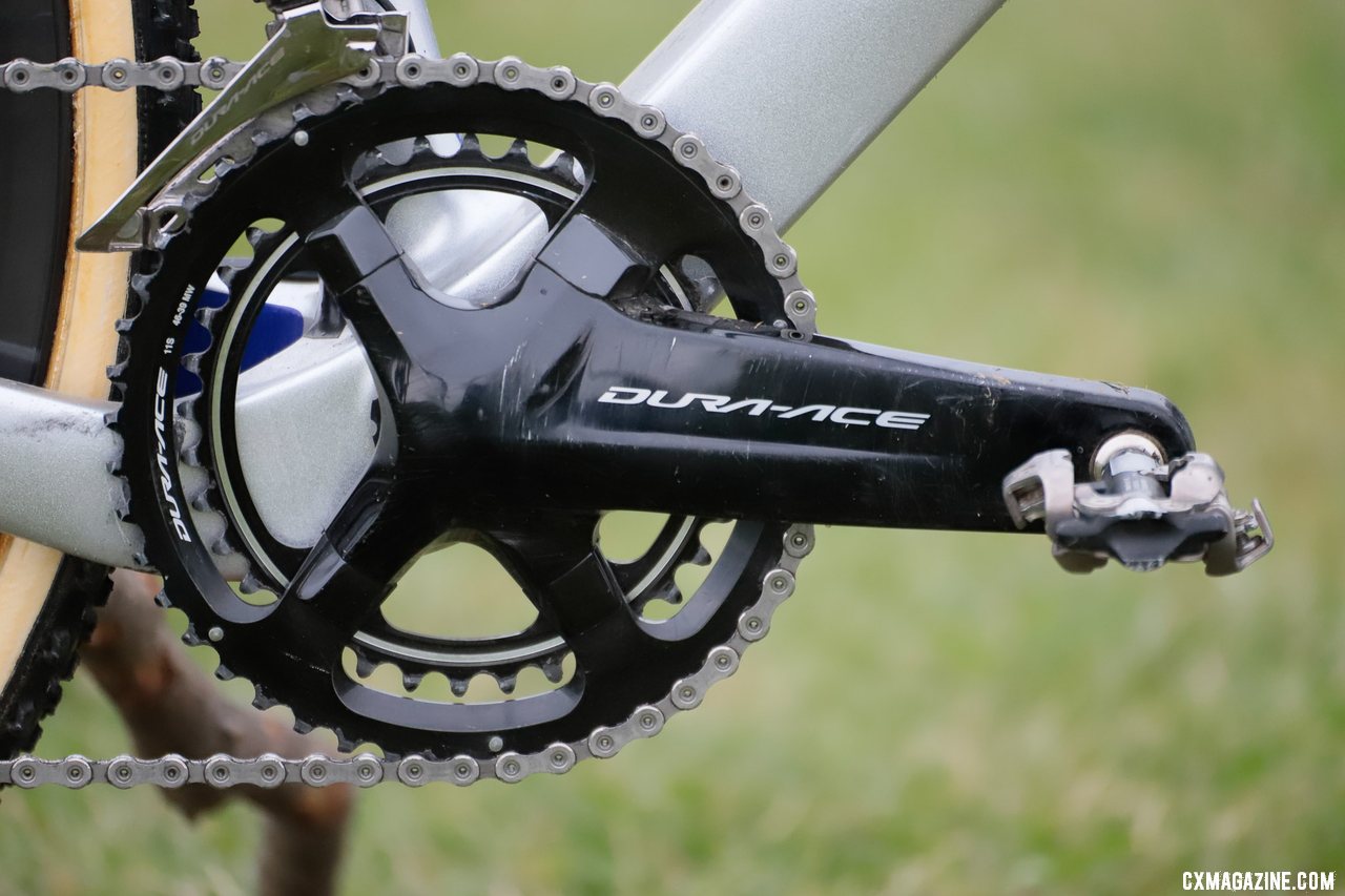 Eric Brunner's Kings CX-winning Blue Competition Cycles Norcross cyclocross bike. © B. Grant / Cyclocross Magazine
