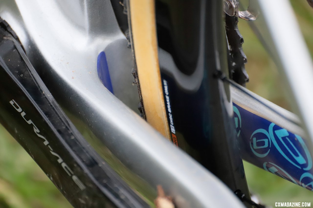 Eric Brunner's Kings CX-winning Blue Competition Cycles Norcross cyclocross bike. © B. Grant / Cyclocross Magazine