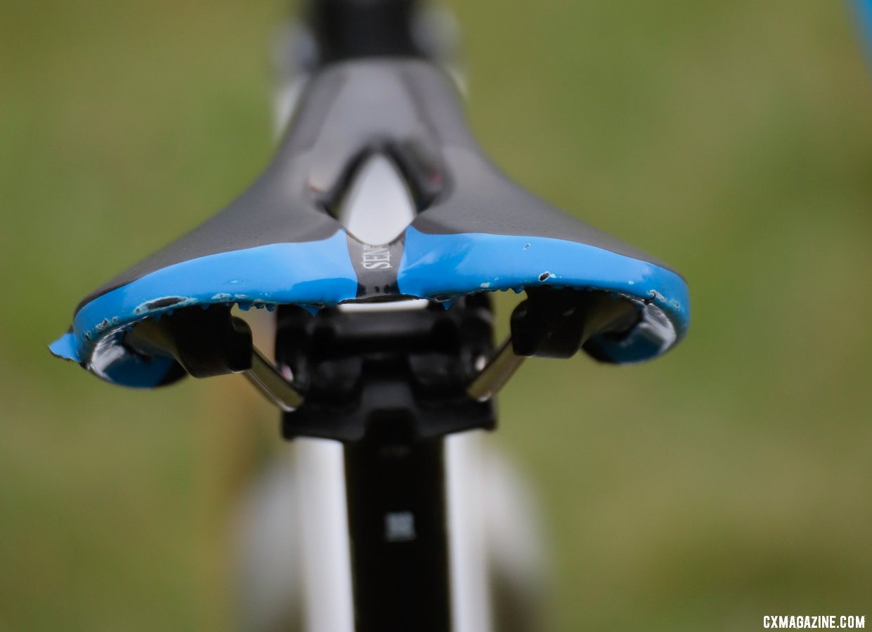 Eric Brunner's Kings CX-winning Blue Competition Cycles Norcross cyclocross bike. © B. Grant / Cyclocross Magazine