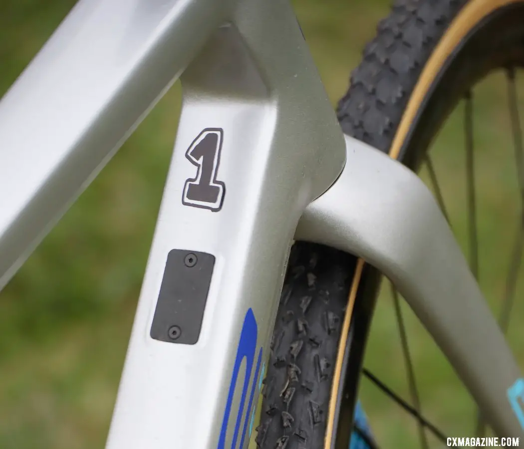 Eric Brunner's Kings CX-winning Blue Competition Cycles Norcross cyclocross bike. © B. Grant / Cyclocross Magazine
