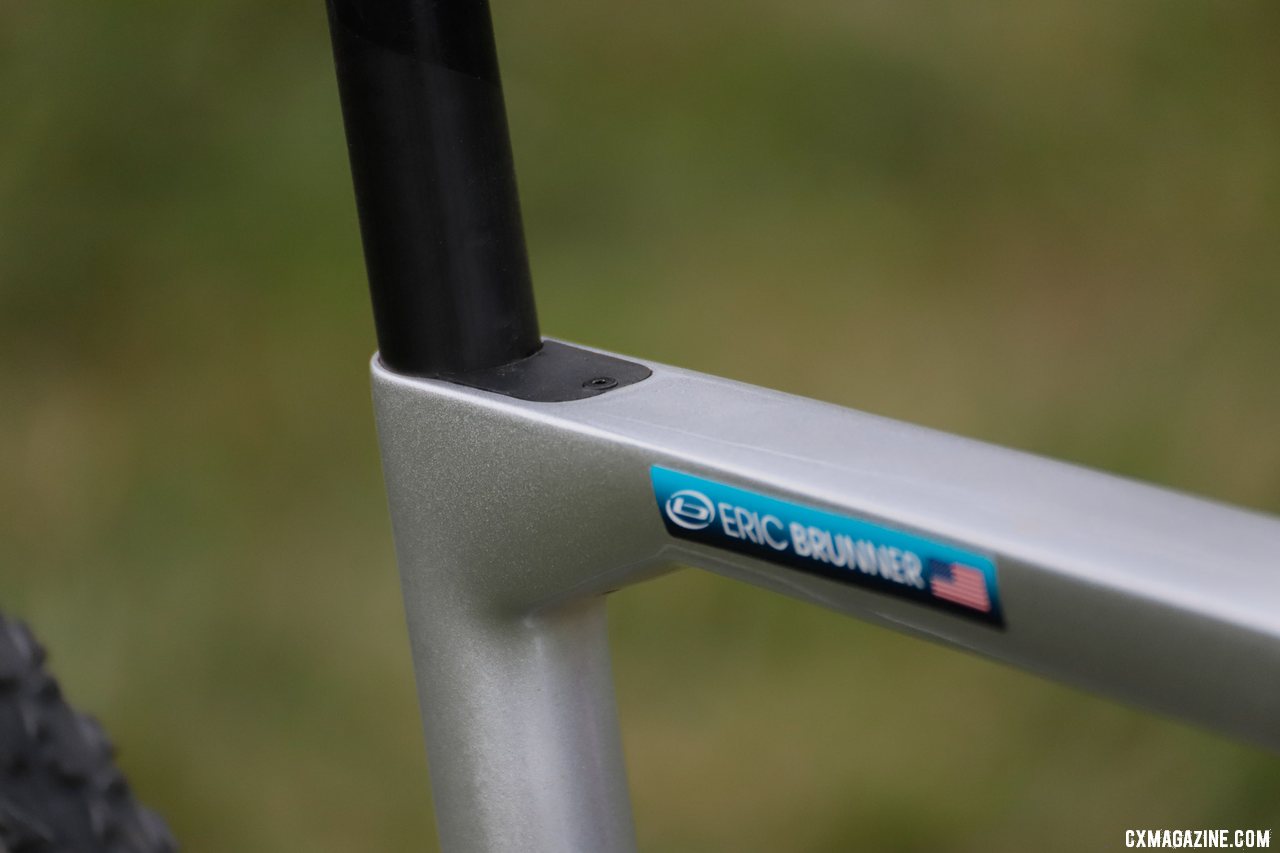 Eric Brunner's Kings CX-winning Blue Competition Cycles Norcross cyclocross bike. © B. Grant / Cyclocross Magazine