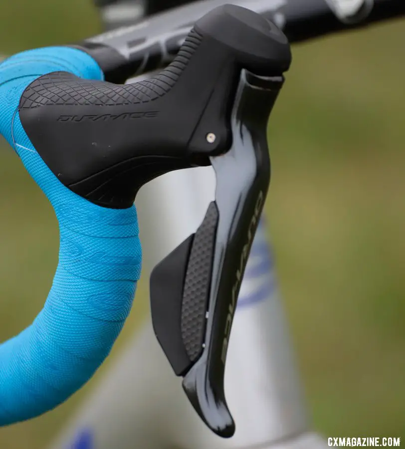 Eric Brunner's Kings CX-winning Blue Competition Cycles Norcross cyclocross bike. © B. Grant / Cyclocross Magazine