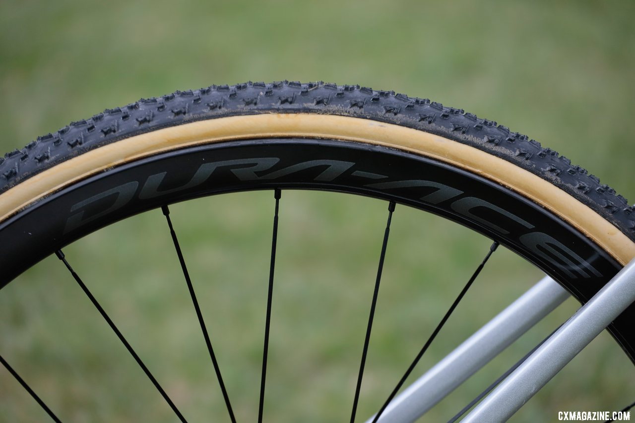 Eric Brunner's Kings CX-winning Blue Competition Cycles Norcross cyclocross bike. © B. Grant / Cyclocross Magazine