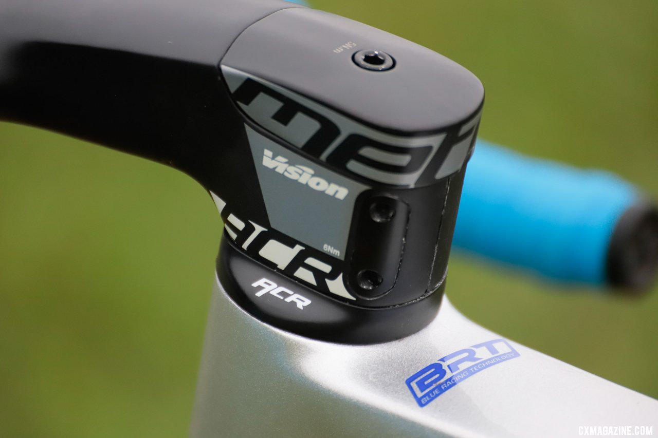 Eric Brunner's Kings CX-winning Blue Competition Cycles Norcross cyclocross bike. © B. Grant / Cyclocross Magazine