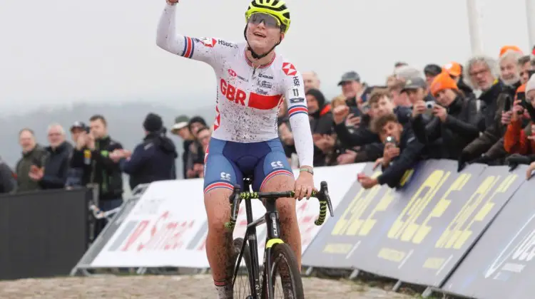 Zoe Backstedt takes the 2021 UEC Cyclocross Championships at Col du Vam