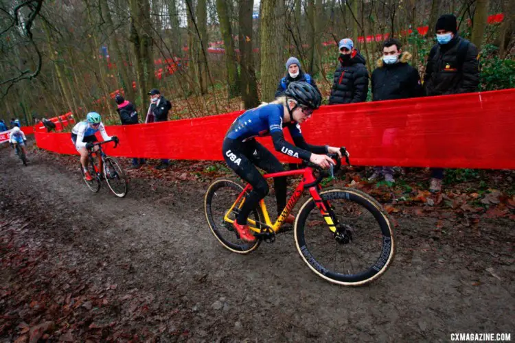 Samantha Scott. 2021 Namur UCI Cyclocross World Cup, Junior Women. © B. Hazen / Cyclocross Magazine