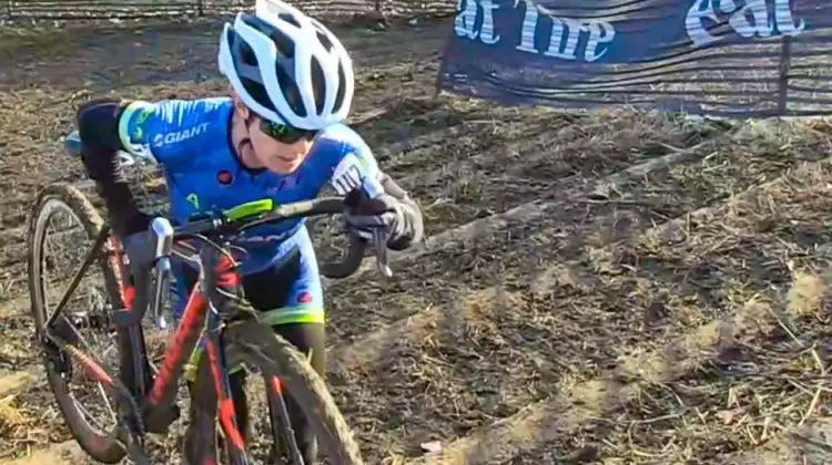 Kelli Montgomery took the Masters Women 50-54 title at the 2021 Cyclocross Nationals