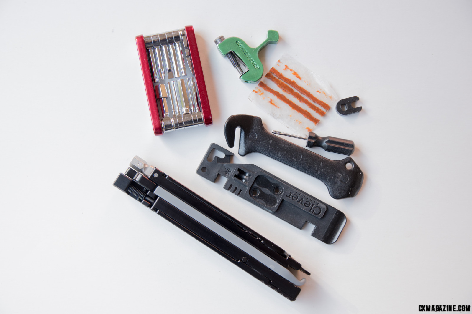 The 8-Bit Tool System is compact and substitutes for everything shown here, plus has a knife