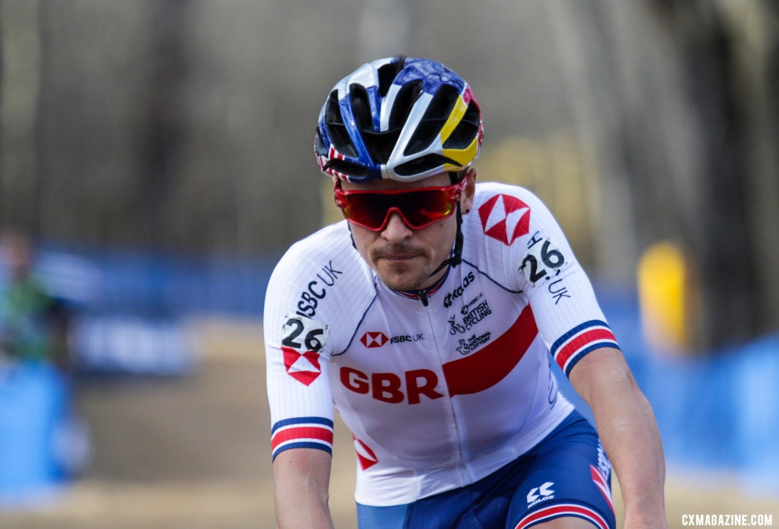 Tom Pidcock dominated the Elite Men's race. 2022 Cyclocross World Championships, Fayetteville, Arkansas USA. © D. Mable / Cyclocross Magazine