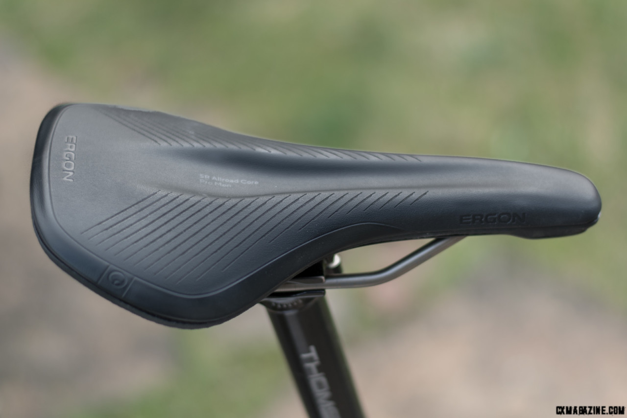 Ergon AllRoad Core Pro saddle. Past CXM Editor's Choice. © C.Lee/ Cyclocross Magazine