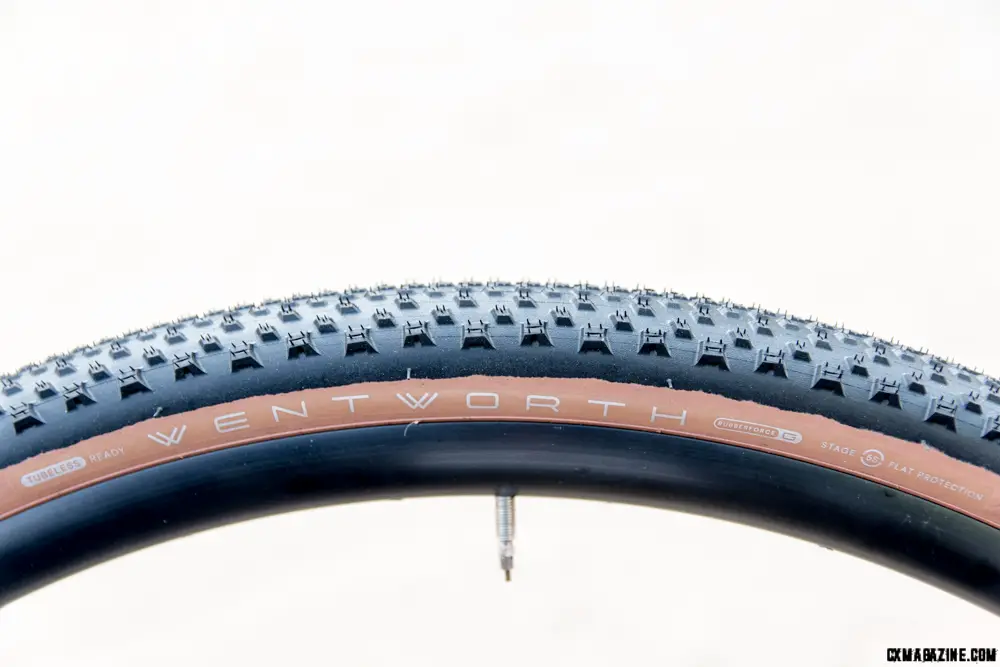 The Wentworth is the second most agressive tread of 5 gravel choices from American Classic. © C. Lee/ Cyclocross Magazine