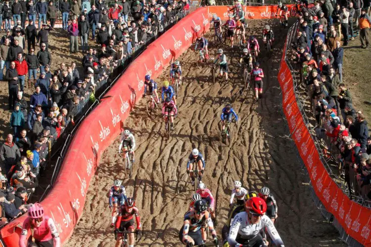 2023 UCI World Cup Zonhoven, Elite Women © Chris Merriam / Cyclocross Magazine