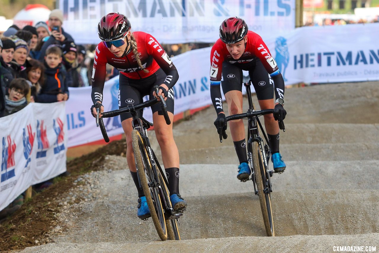 Elite Women, 2023 UCI Cyclocross World Cup Besancon, France. © B. Hazen / Cyclocross Magazine