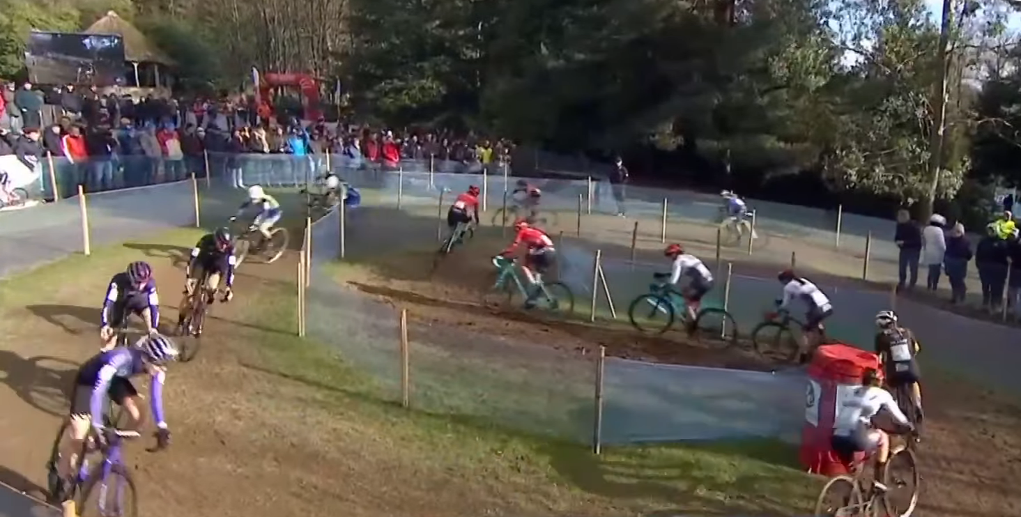 2023 Elite Women France Cyclocross National Championships Screen Capture Cyclocross Magazine