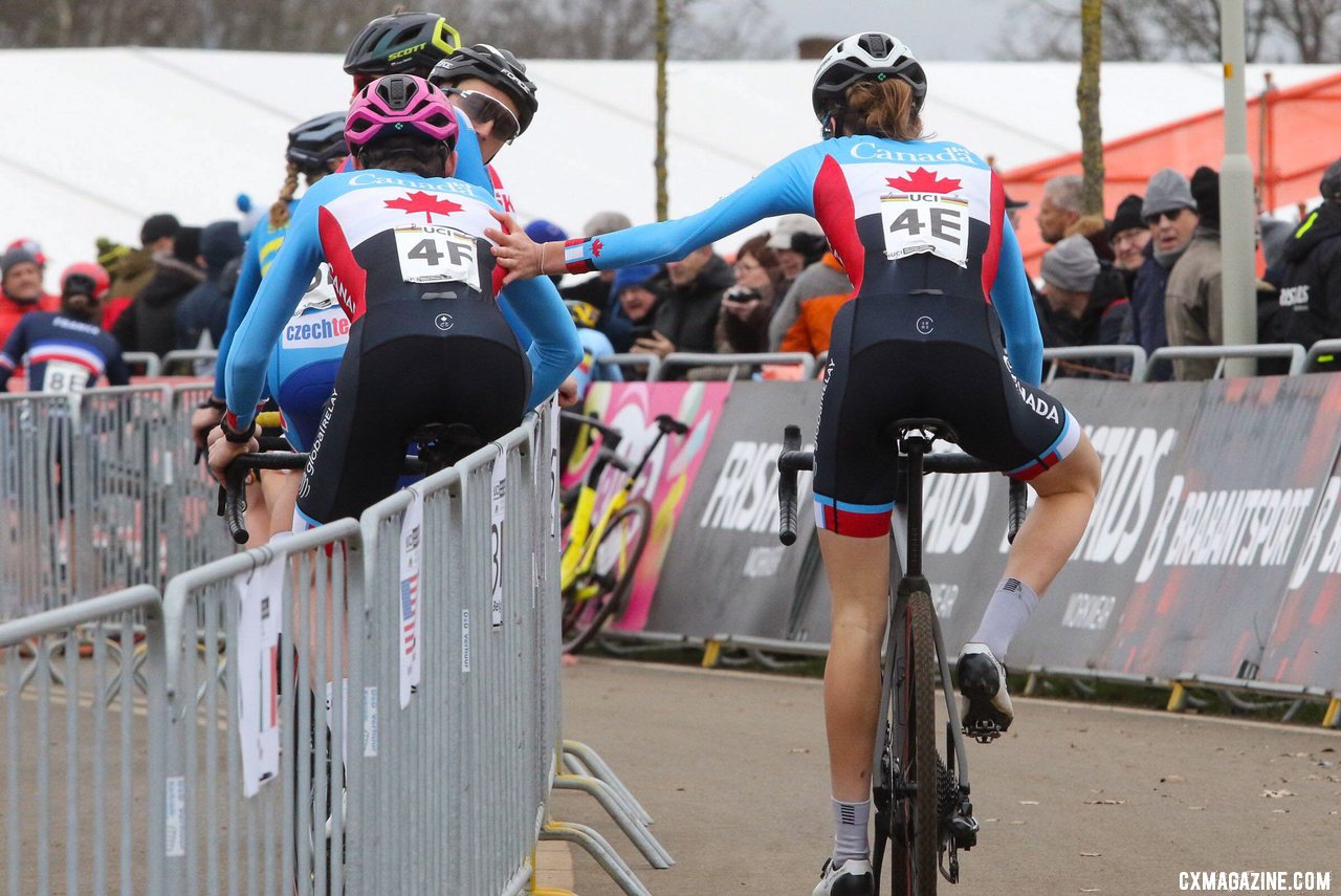 Team Relay, 2023 UCI Cyclocross World Championships, Hoogerheide. © B. Hazen / Cyclocross Magazine