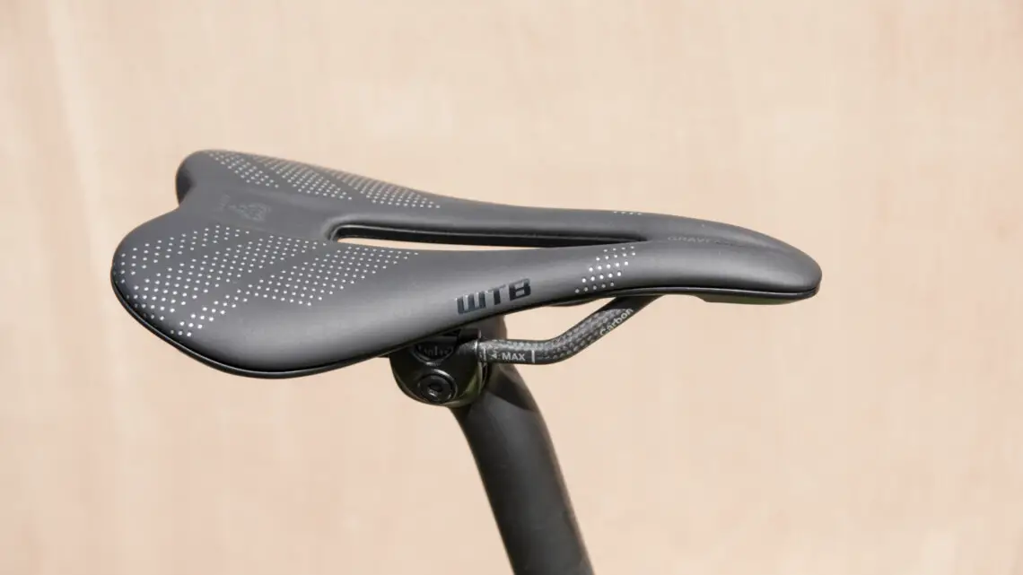 WTB Gravelies saddle with carbon rails. © C. Lee/Cyclocross Magazine