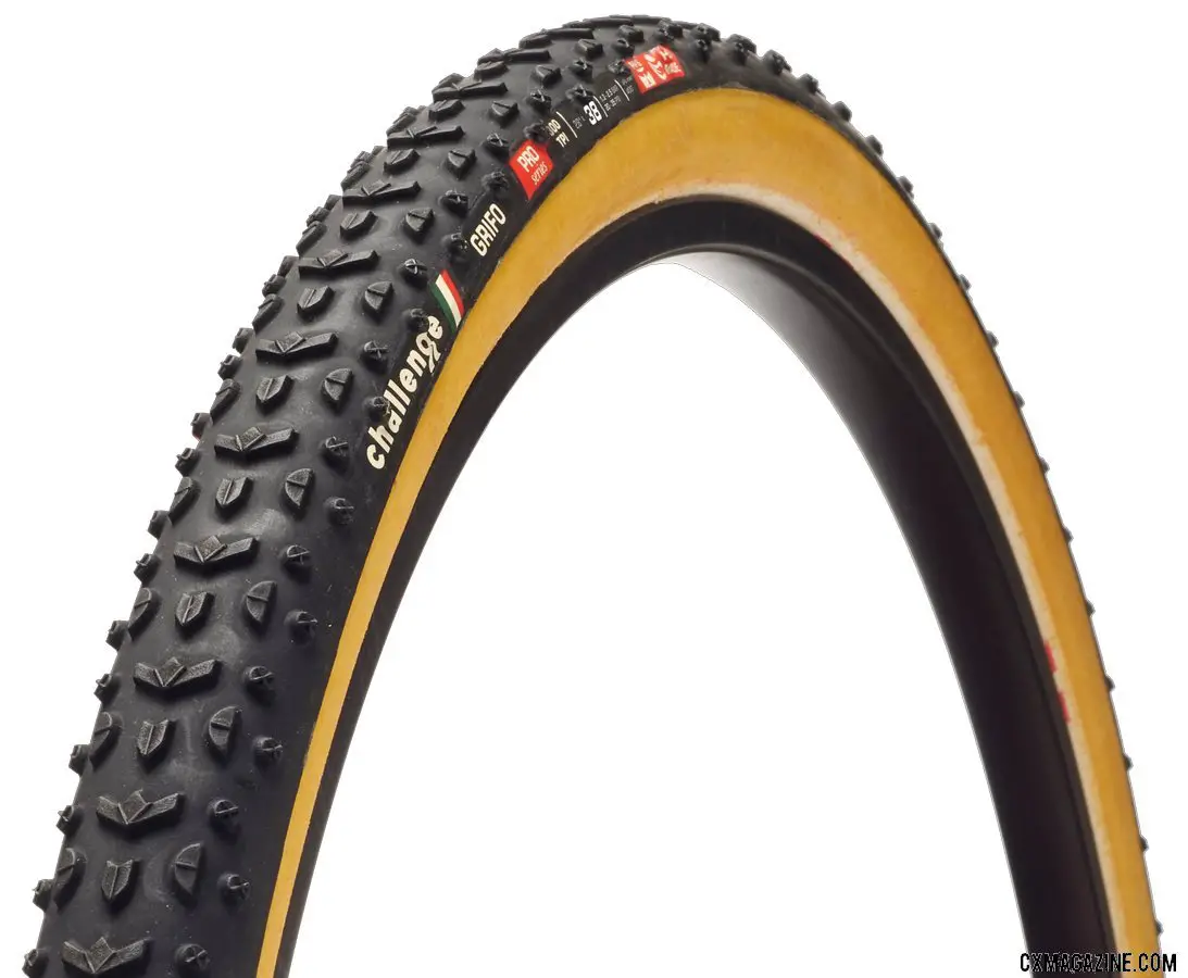 Challenge Tires adds 38mm versions of its Limus and Grifo tubular and TLR cyclocross tires.