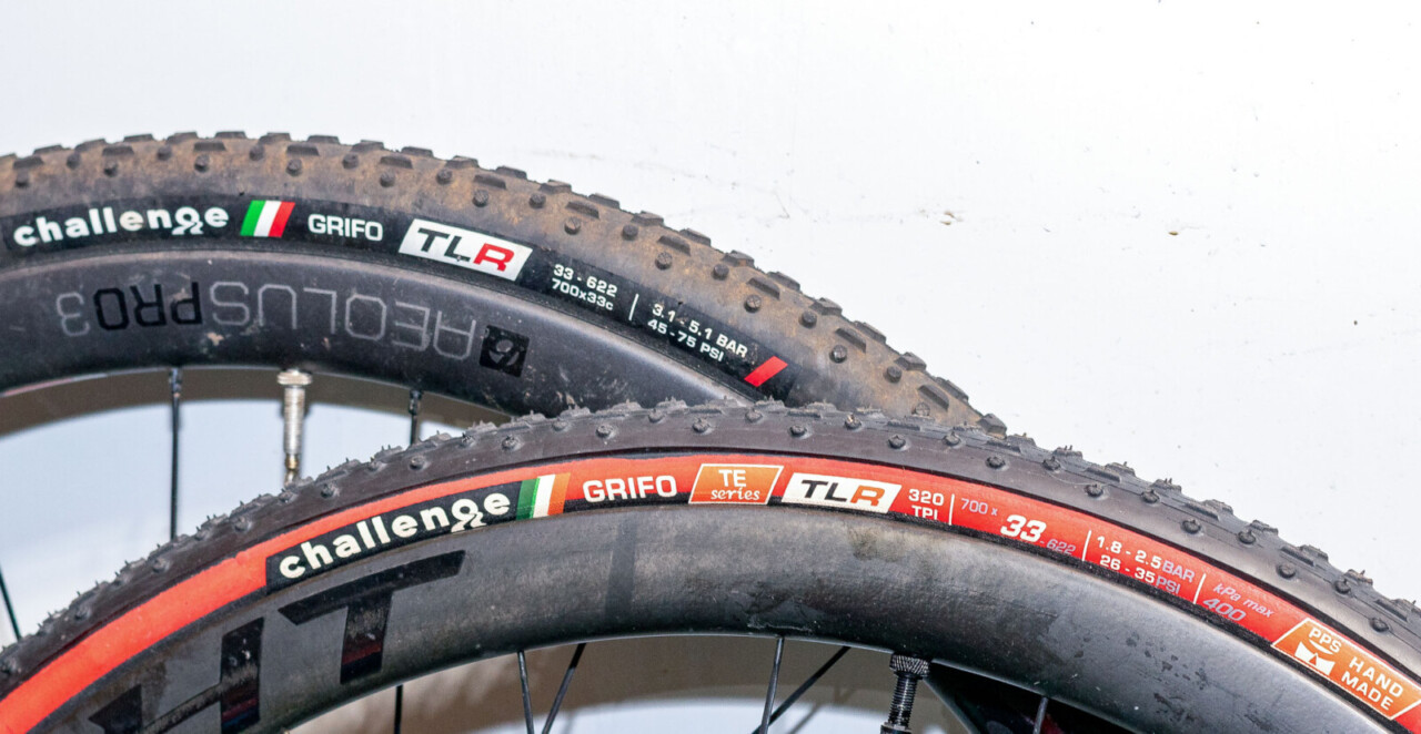 The new Team Edition handmade TLR tubeles cyclocross tire adds 320tpi casing, but is smaller in volume than the nylon versoin. © Cyclocross Magazine