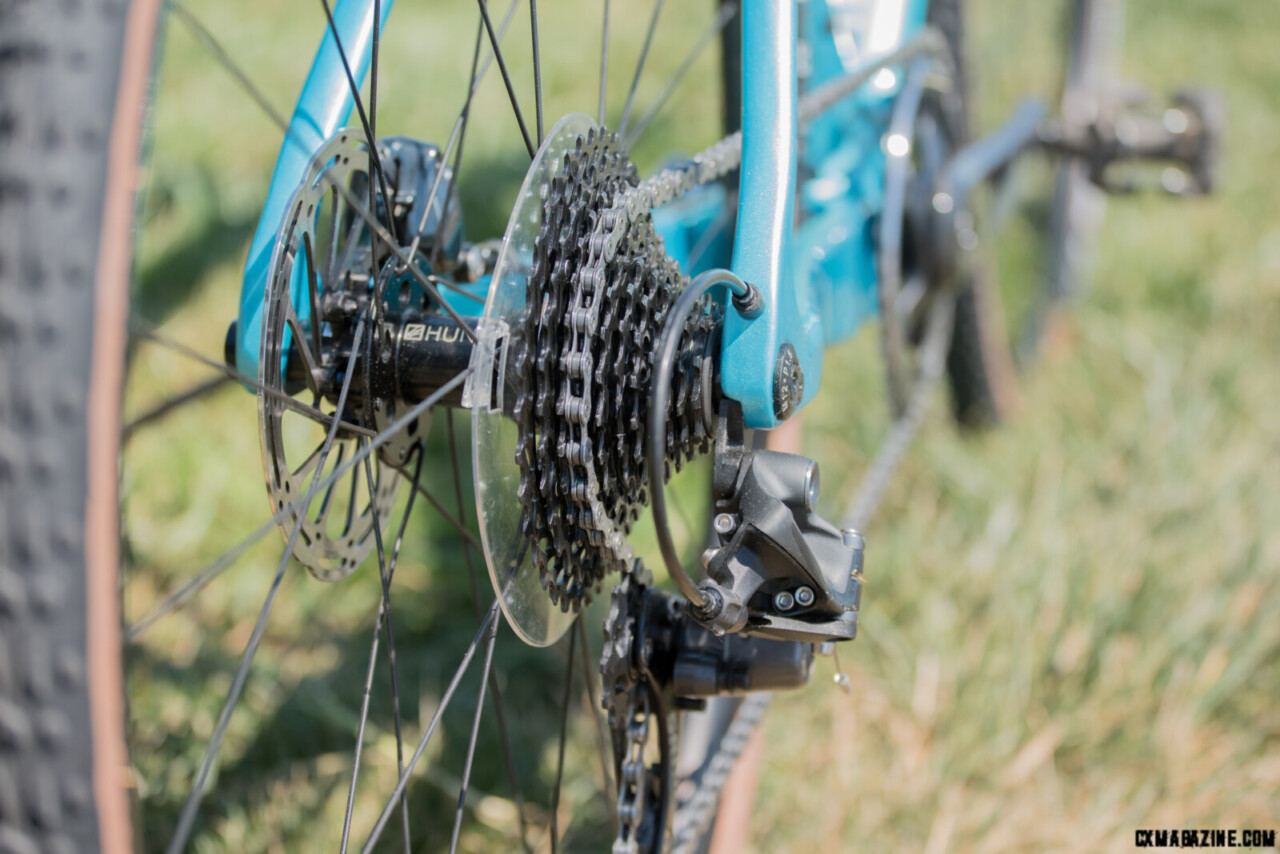 Clean cable routing on the Bombtrack Tension C. © C.Lee/ Cyclocross Magazine