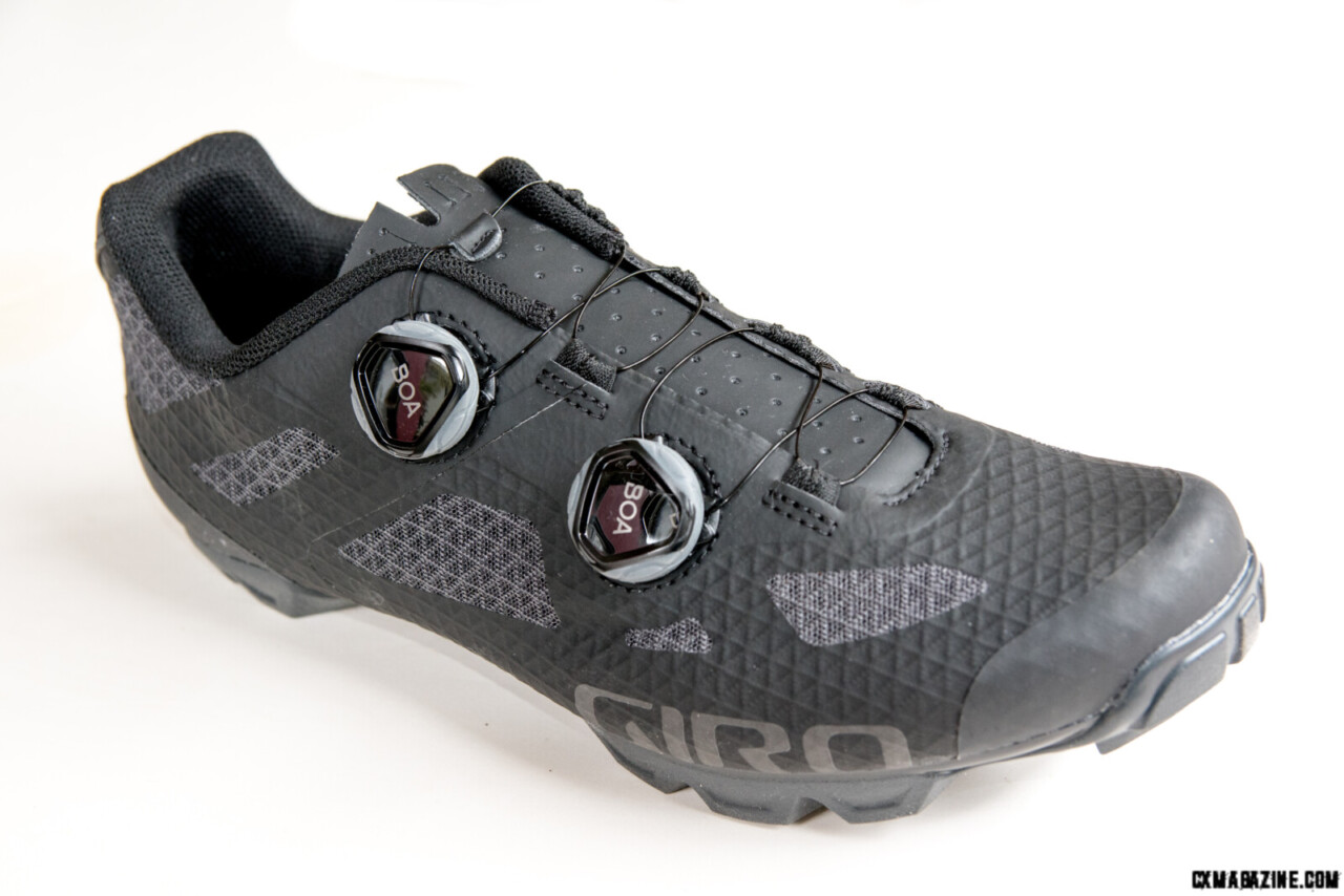 The 379 gram (per shoe) Giro Sector. © C.Lee/ Cyclocross Magazine