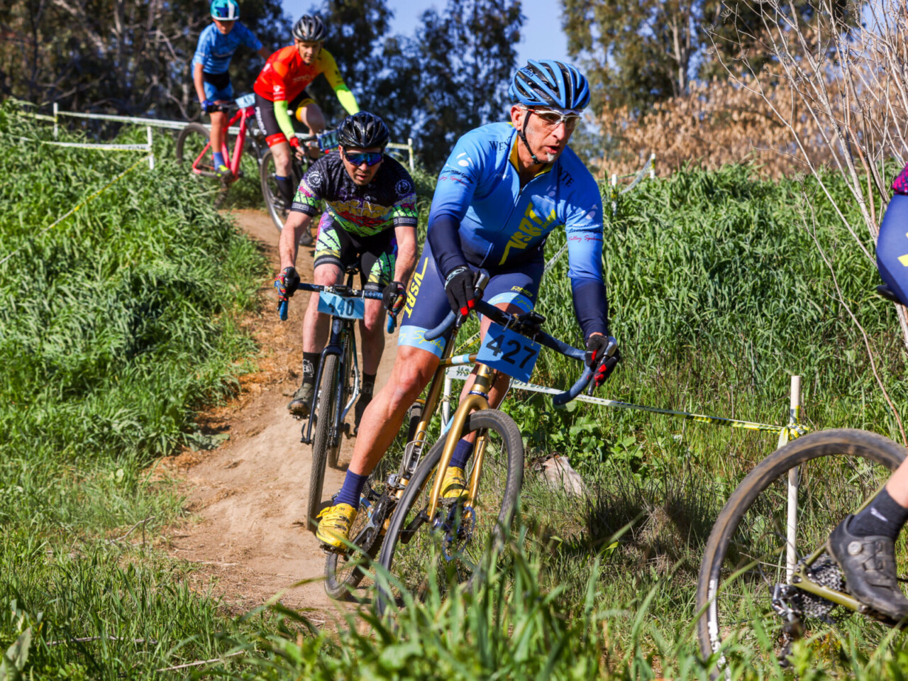 Rockville Cyclocross Series in Fairfield, CA happens each Sunday in January and February at Solano Community College. © J. Silva / Cyclocross Magazine